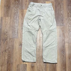 Carhartt Men's Cargo Pants in Light Khaki